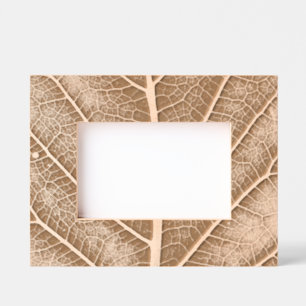 Black and White Glowing Leaf Close-Up Etched Frames