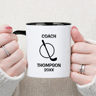 Black and White Golf Coach Mug