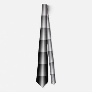 Black and White Gradient  Tie