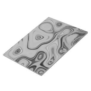 Black and White Granite Marble Colour Art Design Notepad