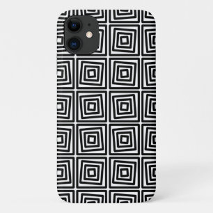 Black and white graphic design iPhone 11 case