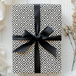 Black and White Greek Key Maze Pattern Wrapping Paper<br><div class="desc">Elegant Chic Black and White Greek Key Maze Pattern Gift Wrapping Paper. Perfect for putting that finishing touch on your gifts and it's great for birthdays,  Christmas,  anniversaries,  or weddings! Beautiful Trendy Modern Gift Wrapping Paper Design Patterns by Printable Pretty.</div>