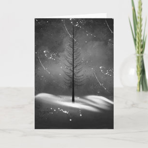 Black and White Greeting Card