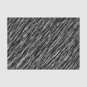 Black and White Grunge Pattern Tissue Paper