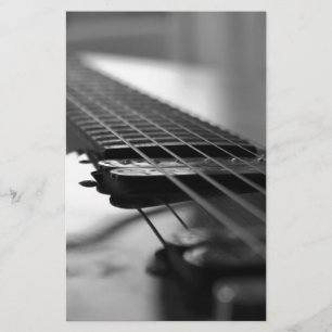 Black and White Guitar