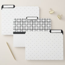 Black and White Half Circle Plaid Pattern