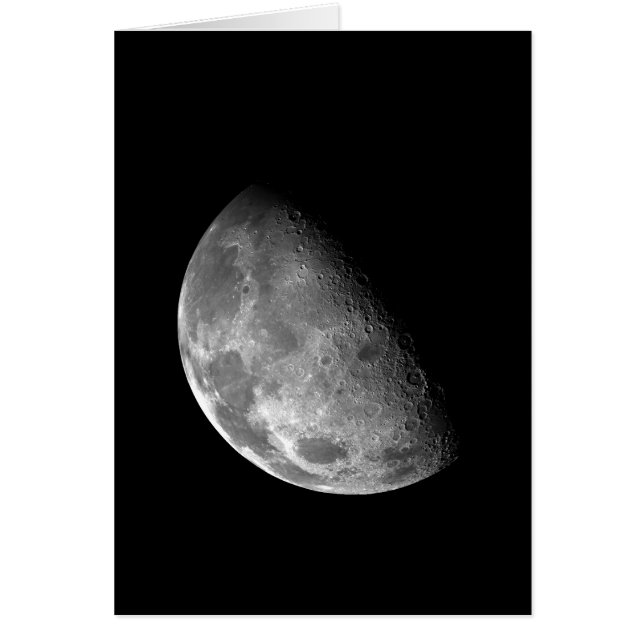 Black and White Half Moon Image (Front)