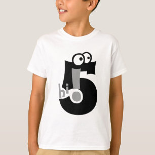 Black and white hi five kid's t-shirt