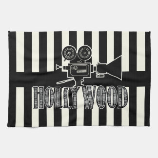 Black and White Hollywood Towel