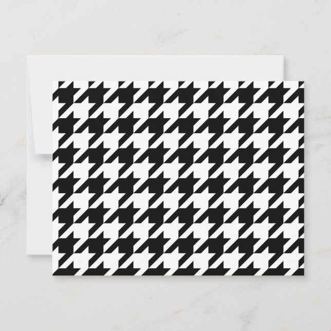 Black and White Houndstooth (Front)