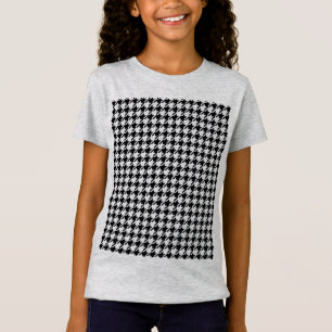 Black and White Houndstooth by Shirley Taylor T-Shirt