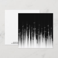 Black And White Hypnotic Circled Line Streaks Art
