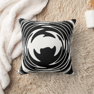 Black And White Illusion Cushion