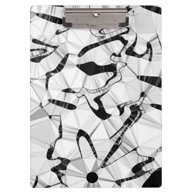 Black and White in Motion Clipboard (Front)
