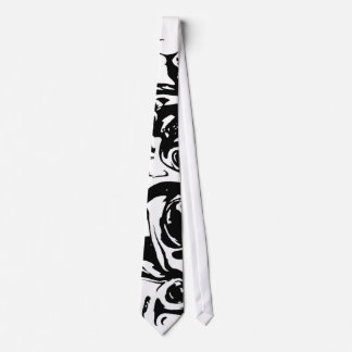 Black and White Ink Tie