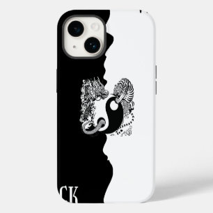 Black and White iPhone 14 Case
