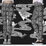 Black and White "Japanese Pattern of Fans"  Leggings<br><div class="desc">Black and White "Japanese Pattern of Fans" 

You can customise the design or transfer it to another product! Change the size,  add text,  and more!</div>