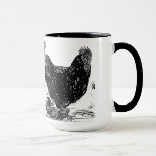 Black and White Jersey Giant Mug