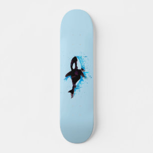 Black and White Killer Whale Skateboard