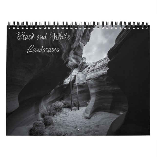 Black and White Landscape Photography Calendar (Cover)