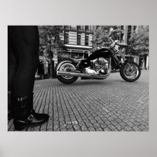 Black and White) - LARGE Poster