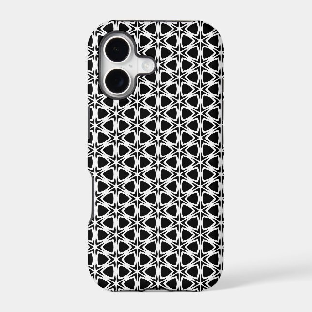 Black and White Lattice Pattern  (Back)