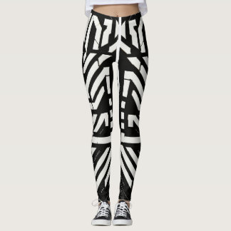 Black and white leggings