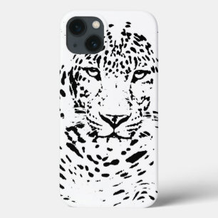 Black and White Leopard Case-Mate iPhone Case