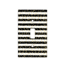 Black and White Light Switch Cover