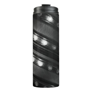 Black and White Lights Thermal Tumbler