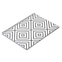 Black and White Line Art, Concentric Squares