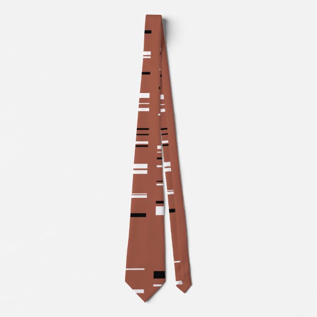 Black and White Lines Tie (Front)