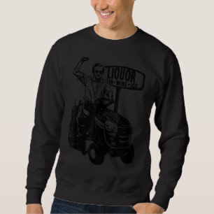 Black and White Liquor Fer Wine Classic Art The Mu Sweatshirt