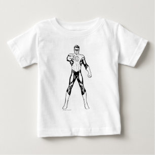 Black and White Looking forward Baby T-Shirt