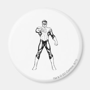 Black and White Looking forward Magnet