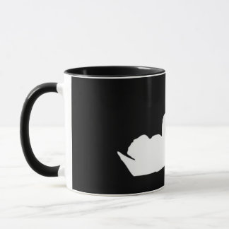 Black And White Love Swans Mug