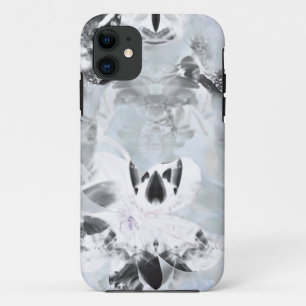 Black and white luxurious abstract modern art iPhone 11 case