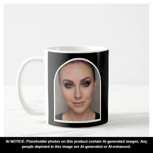 Black And White Makeup Artist Cute Photo  Coffee Mug