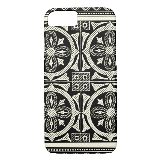 Black and White Mandala Motif by Vision Studio Case-Mate iPhone Case (Back)