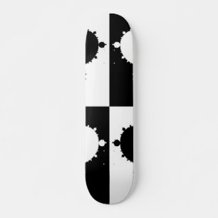 Black and White Mandelbrot Skateboard