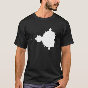Black and White Mandelbrot T-Shirt