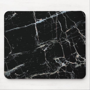 black and white marble mouse mat