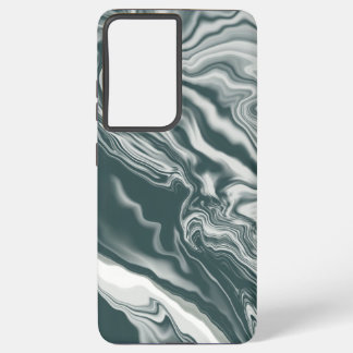 Black And White Marble Seamless Texture  Samsung Galaxy Case