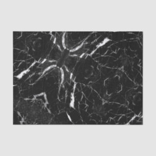 Black and White Marble Texture Gift Tissue Paper