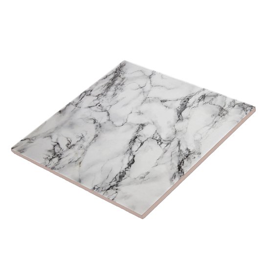 black and white marble tile Zazzle.co.uk
