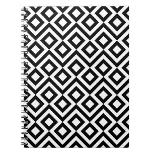 Black and White Meander Notebook
