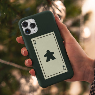 Black and White Meeple Ace Playing Card  iPhone 13 Case