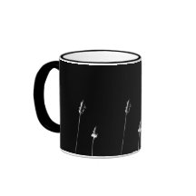 black and white minimal cup / coffee mugs