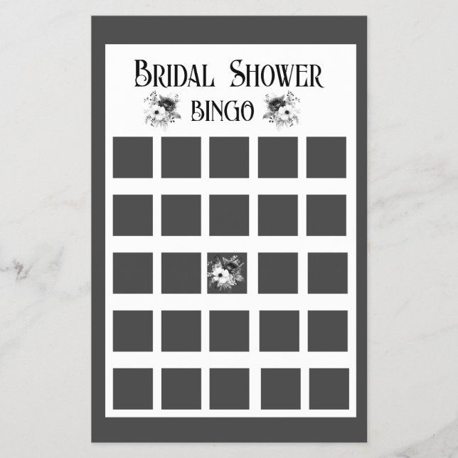 Black and White Minimalist Flyer (Front)