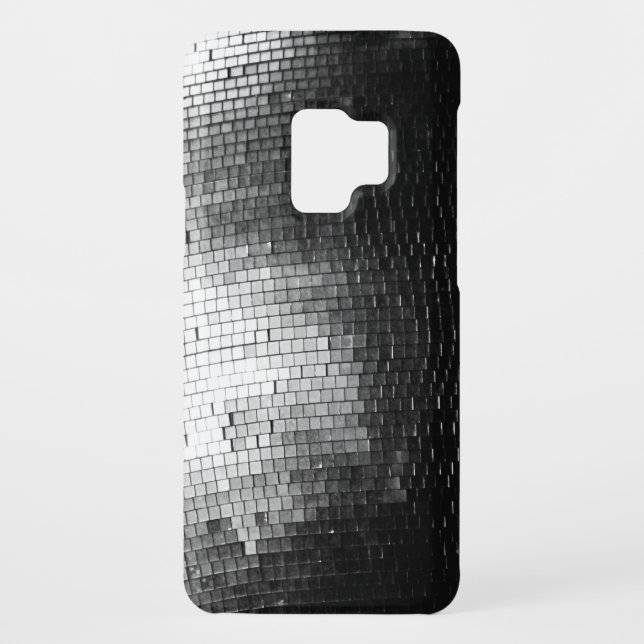 black and white mirror/disco ball Case-Mate samsung galaxy case (Back)